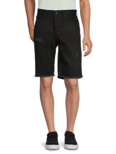 Prps Men's Sable Flat Front Denim Shorts In Black