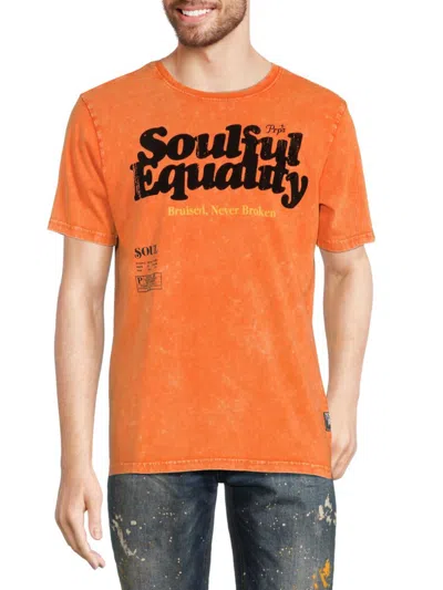 Prps Men's Soulful Equality Graphic Tee In Orange