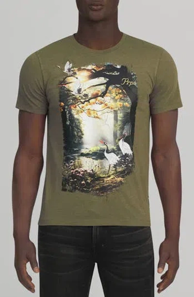 Prps Mohawk Cotton Graphic T-shirt In Green