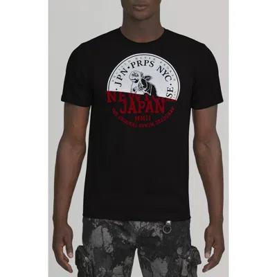 Prps Okemo Cotton Graphic T-shirt In Black
