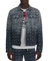 Prps Purgatory Logo Denim Trucker Jacket In Indigo