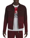 Prps Purgatory Logo Denim Trucker Jacket In Red