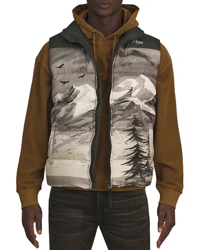 Prps Whistler Quilted Vest Jacket In Black