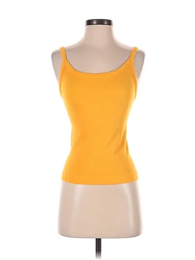 Pre-owned Ps Basics By Pacsun Tank Top Yellow Strapless Neckline Tops