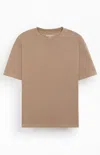Ps Basics Men's Basic Oversized T-shirt In Brown In Black