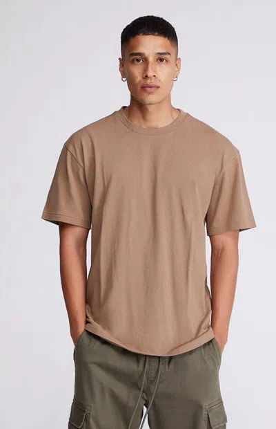 Ps Basics Men's Caribou Reece Regular T-shirt In Brown