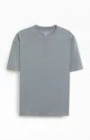 Ps Basics Men's Gray Basic Oversized T-shirt In Blue