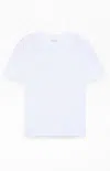 Ps Basics Men's White Basic T-shirt In Blue