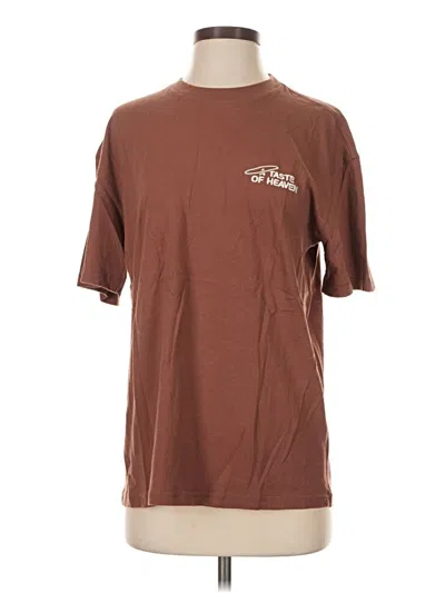 Ps Basics Short Sleeve T-shirt In Brown