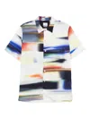 Ps By Paul Smith Ps Paul Smith Printed Cotton Blend Shirt