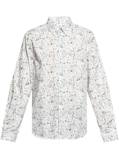 PS BY PAUL SMITH ABSTRACT-PRINT SHIRT