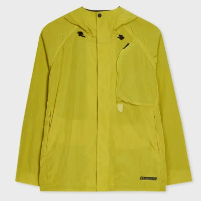 Ps By Paul Smith Acid Yellow Recycled Nylon Hooded Jacket