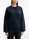 Ps By Paul Smith Appliqué Sweatshirt In Blue