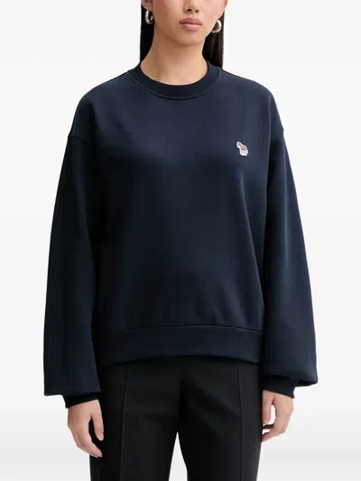 Ps By Paul Smith Appliqué Sweatshirt In Blue