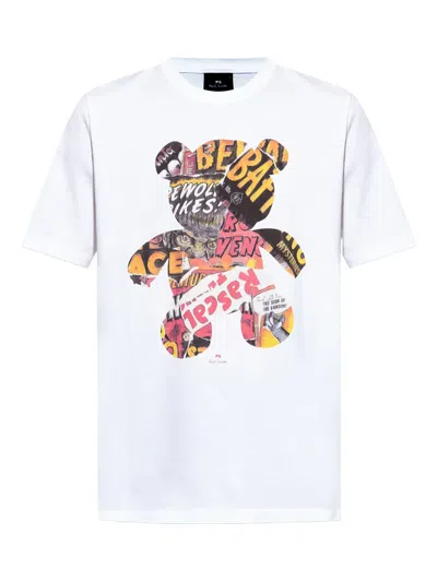 PS BY PAUL SMITH BEAR GRAPHIC T-SHIRT