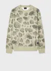 Ps By Paul Smith Beige 'half Tone Floral' Print Sweatshirt Brown In Brown