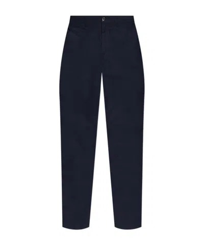 Ps By Paul Smith Belt-loop Casual Pants In Black