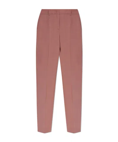 Ps By Paul Smith Belt-loop Casual Pants In Pink