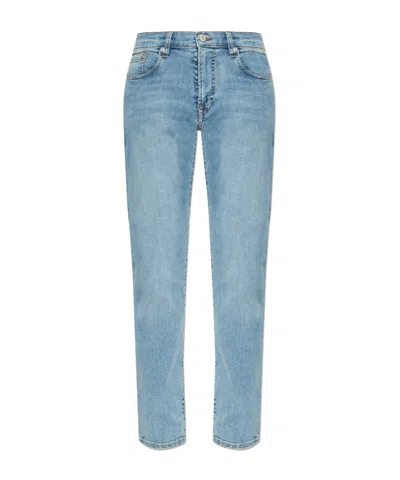 PS BY PAUL SMITH PS PAUL SMITH LOGO-PATCH TAPERED-LEG JEANS