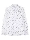 Ps By Paul Smith Bicycle-print Shirt In White