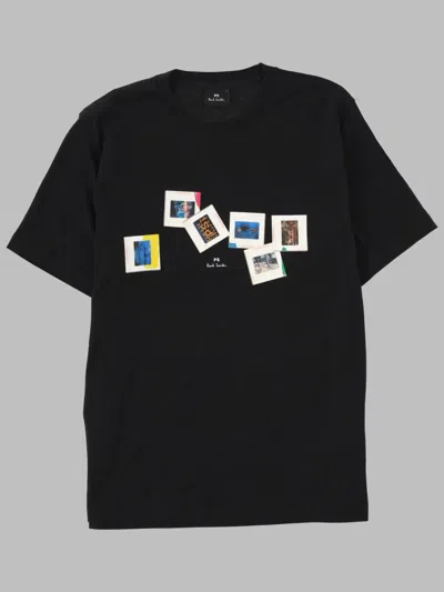 Ps By Paul Smith T Shirt Con Stampa In Black