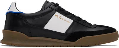 Ps By Paul Smith Black & White Dover Panel Sneakers In 79 Black