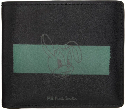 Ps By Paul Smith Black Bifold Wallet