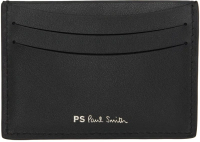 Ps By Paul Smith Black Bonded Card Holder In 79 Blacks