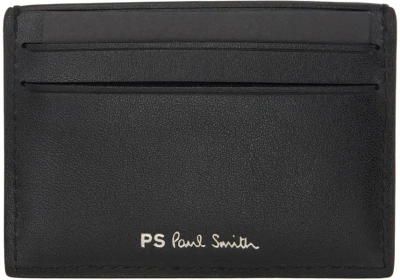 Ps By Paul Smith Black Cc Card Holder In 79 Blacks