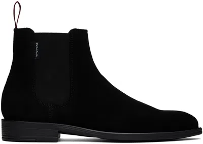 Ps By Paul Smith Suede Chelsea Boots In 79 Blacks