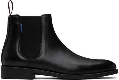 Ps By Paul Smith Black Cedric Chelsea Boots In 79 Black