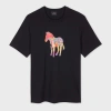 Ps By Paul Smith Ps Paul Smith Zebra Craft Cotton T-shirt In Black