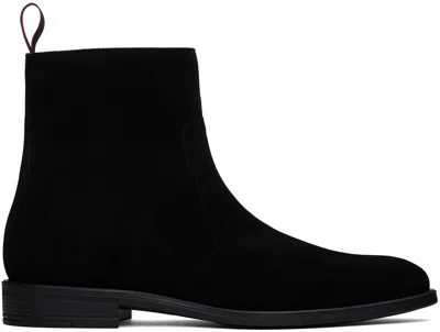 Ps By Paul Smith Black Fintry Boots In 79 Blacks