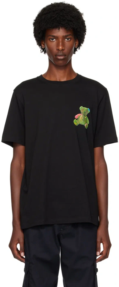 Ps By Paul Smith Black Graphic T-shirt In Schwarz
