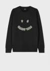 Ps By Paul Smith Ps Paul Smith Mens Sweatshirt Ps Happy In Black