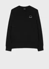 Ps By Paul Smith Happy-embroidered Sweatshirt In Black