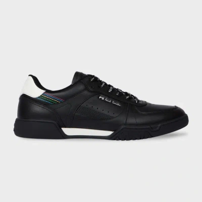 Ps By Paul Smith Black Leather 'colson' Trainers