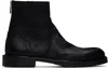 Ps By Paul Smith Zip-up Leather Boots In Black