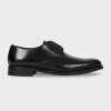 Ps By Paul Smith Black Leather 'george' Shoes In Black