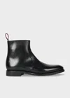 Ps By Paul Smith Black Leather 'lenny' Boots In Black