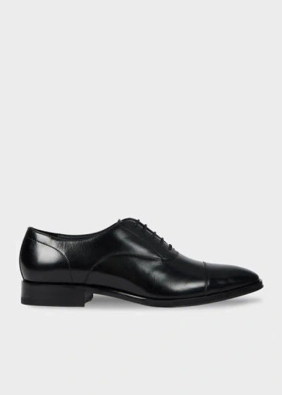 Ps By Paul Smith Black Leather 'portman' Shoes