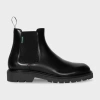 Ps By Paul Smith Black Leather 'xenon' Boots In Black