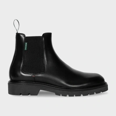 Ps By Paul Smith Black Leather 'xenon' Boots