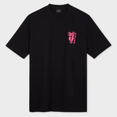 Ps By Paul Smith Black 'lobster' Print T-shirt