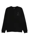 Ps By Paul Smith Ps Paul Smith Logo Cotton Sweatshirt In Black