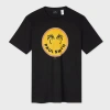Ps By Paul Smith Palm Trees-print T-shirt In Black