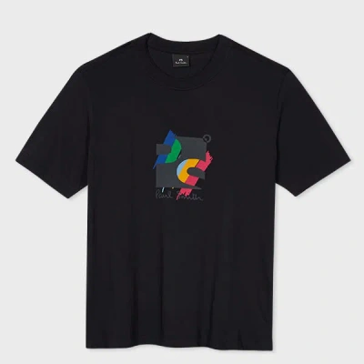 Ps By Paul Smith Ps Square T-shirt In Black