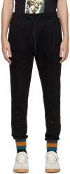 Ps By Paul Smith Black Striped Sweatpants In 79 Blacks