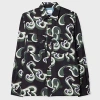Ps By Paul Smith Black 'waltzer' Cotton Long Sleeve Shirt In Black