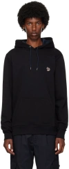 Ps By Paul Smith Ps Paul Smith Logo Hooded Cotton Sweatshirt In 79 Blacks